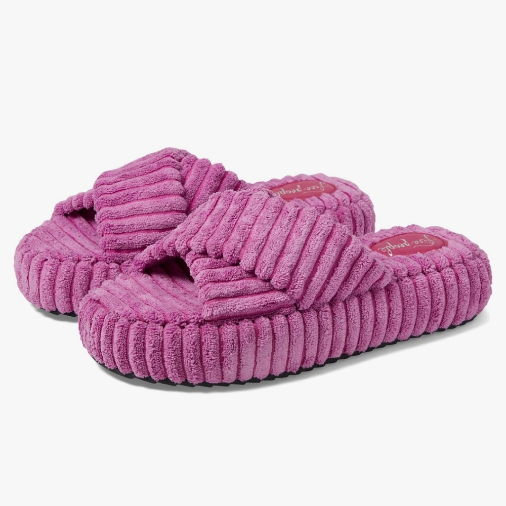 FREE PEOPLE Two Days in Ibiza Slides in Orchid